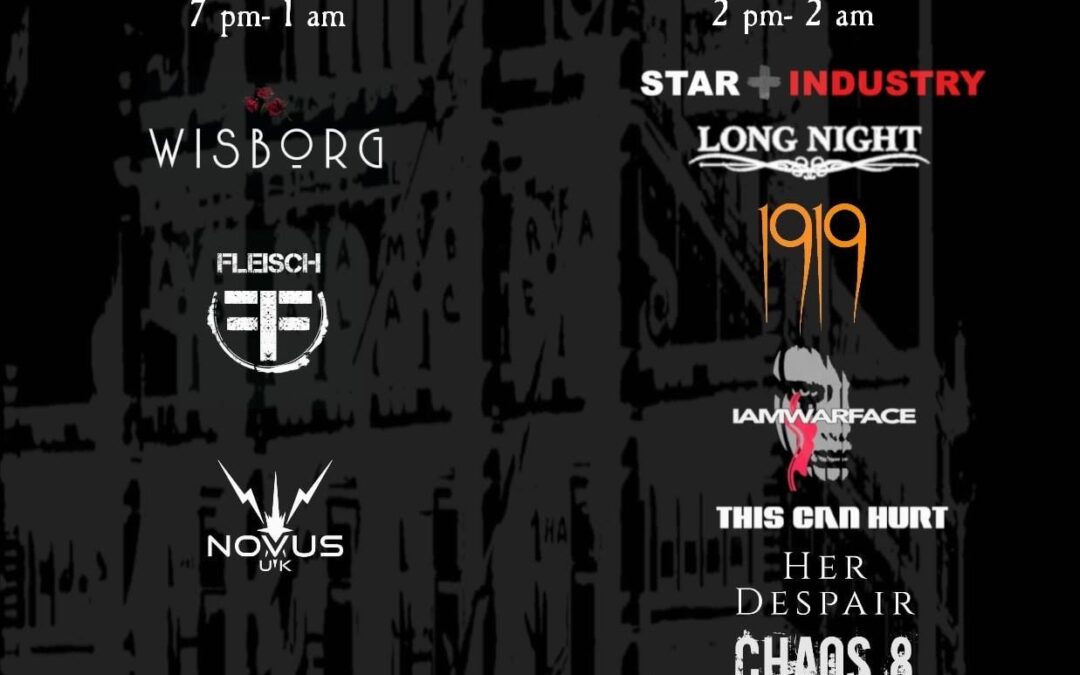 Filling up nicely for CorrosionFest 2021 – are anybody’s…