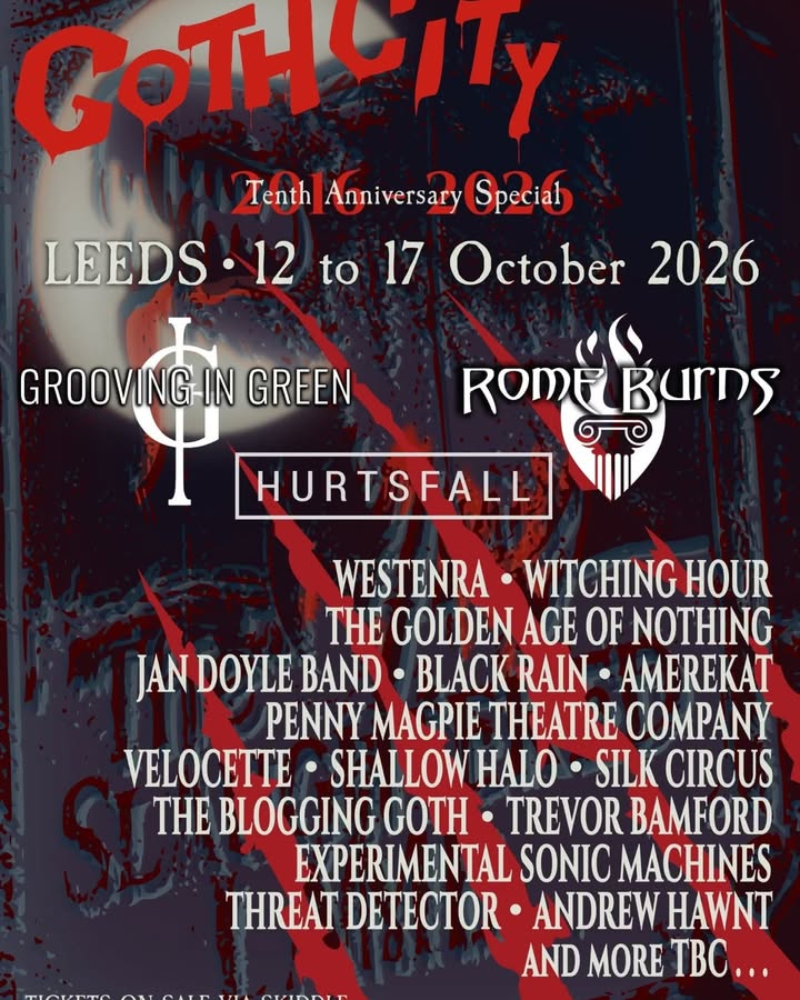 Goth City is back in Leeds from 12th–17th October, celebrating its … Goth City is back in Leeds from 12th–17th October, celebrating its ...