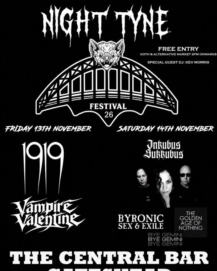 Coming up in November is the new Night Tyne Festival up in Gateshea… Coming up in November is the new Night Tyne Festival up in Gateshea...
