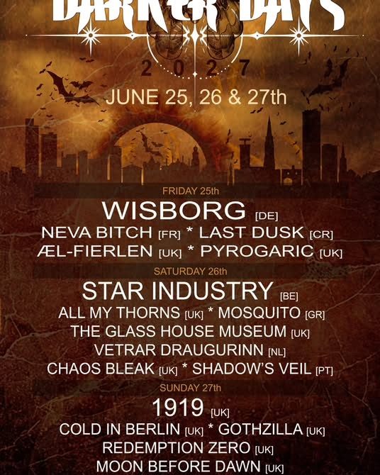 As you may have seen, Darker Days Festival have put together a crac...